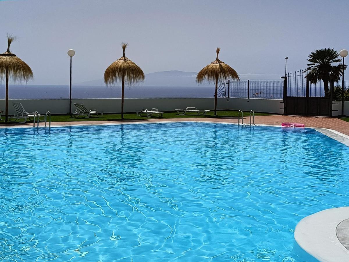 Costa Adeje Terrace With Sea View - Free Pool Lägenhet Exteriör bild